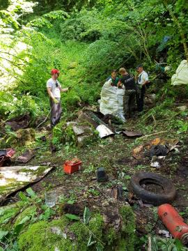 Sanacija črnega odlagališča – Banova jama 090